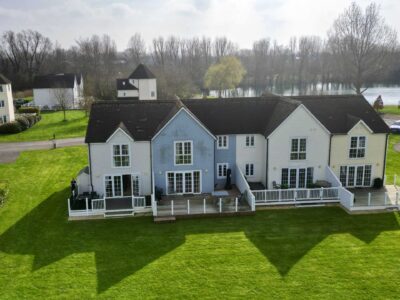 Aerial View of Lake Breeze Lodge