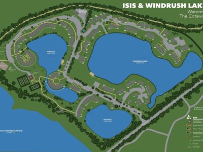 Windrush Isis Lake - Cottage Complex Map with Facilities