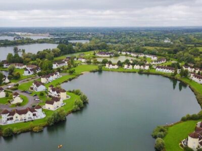 Windrush Lake - Lake Breeze Lodge Aerial