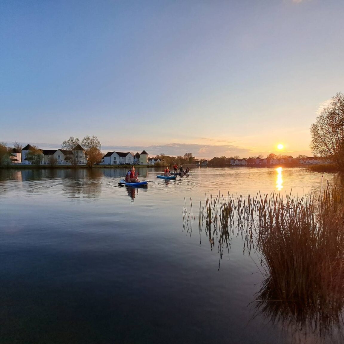 Sunset Paddleboarding Windrush Lake